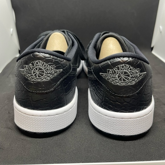 Air Jordan 1 Low G Black Croc DD9315-003 (2023) - Picture 4 of 9